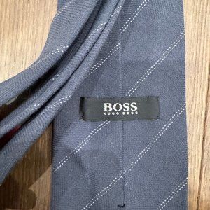 Vintage Gray Hugo Boss Tie